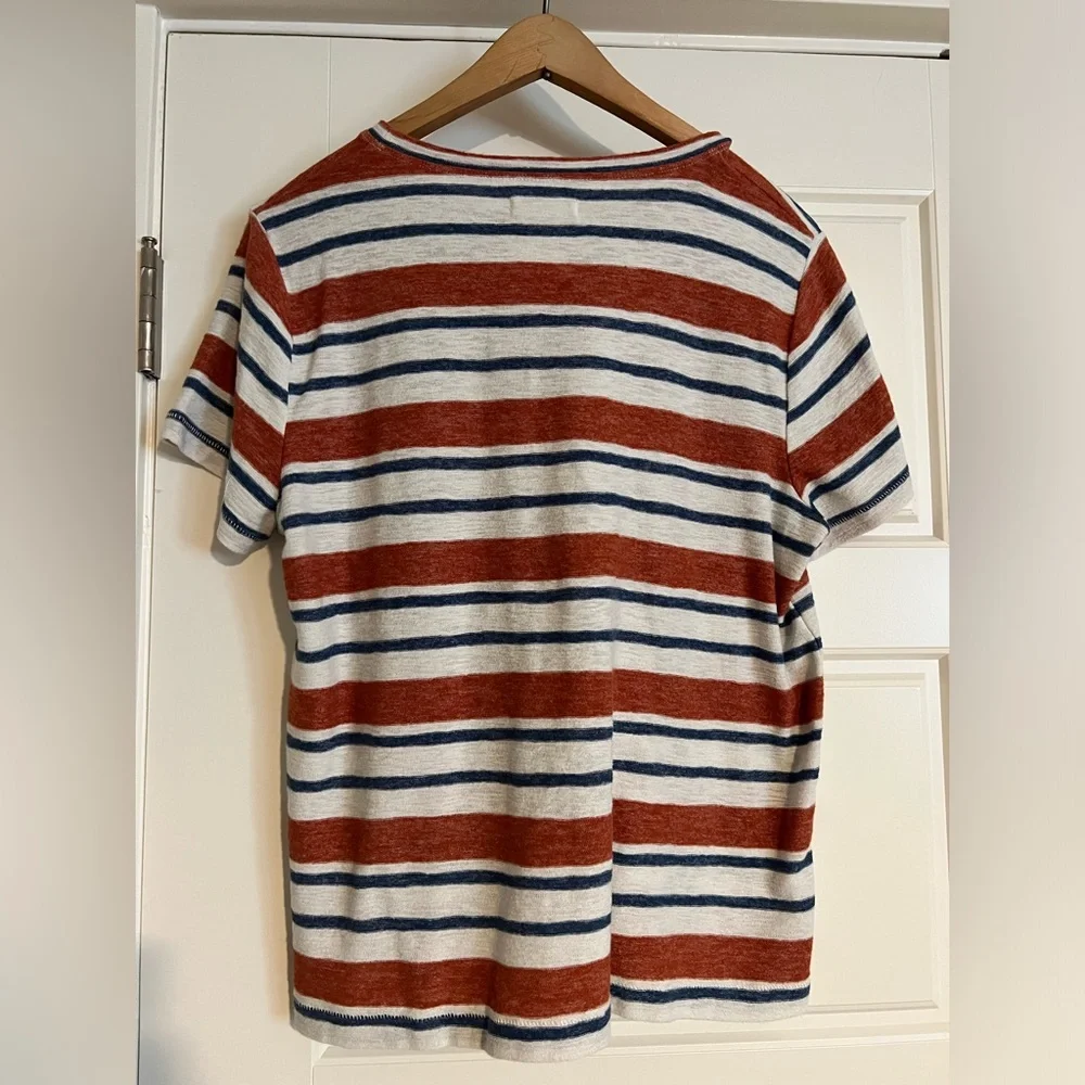 MADEWELL Willford Short Sleeve Shirt Linen XL - Picture 3 of 7